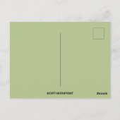 ビンテージのイースターバニーとウサギと小人のイースター ポストカード (裏面)