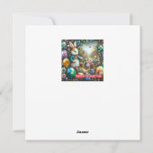 ビンテージのイースター ～イースターのご挨拶～ ウサギ～ シーズンカード (裏面)