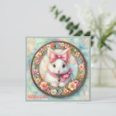 ビンテージのイースター ～イースターのご挨拶～ ウサギ～ シーズンカード (スタンド正面)