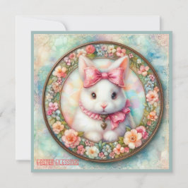 ビンテージのイースター ～イースターのご挨拶～ ウサギ～ シーズンカード