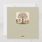 ビンテージのイースター ～ イースターの季節にあなたへ ～ 子どもたち シーズンカード (裏面)