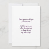 ビンテージのイースター、ビクトリア時代の少女が卵の中で帽子をかぶる 招待状 (裏面)