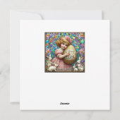 ビンテージのイースター ~HAPPY EASTER~ スイートチャイルド~ シーズンカード (裏面)