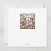 ビンテージのイースター ～HAPPY EASTER～ 愛らしい子供たち～ シーズンカード (裏面)