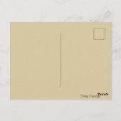 ビンテージのクリスチャン巡礼者による感謝祭の祈り ポストカード (裏面)