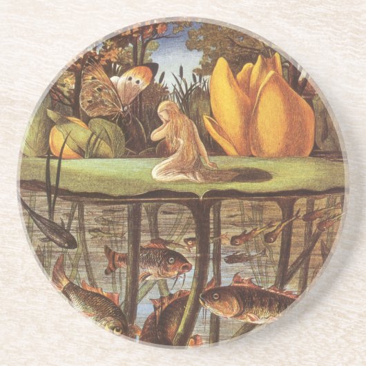 ビンテージのサムベルリーナ・フェアリー・テイル、エレアノア・ヴェア・ボイル コースター (正面)