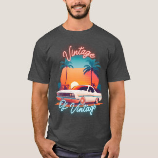 ビンテージのビンテージ ビンテージカー 楽しい 友達 ビンテージ Tシャツ