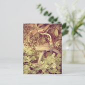 ビンテージの三輪自転車 ポストカード (スタンド正面)