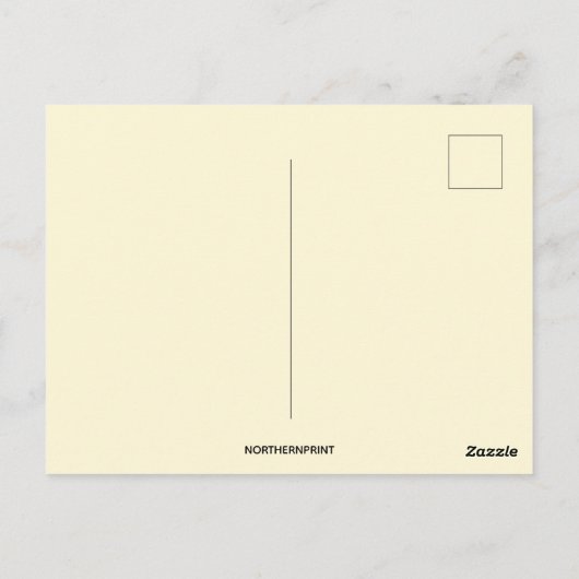 ビンテージの卵の殻で作られた風船に乗った子ガモのイースターカード ポストカード (裏面)