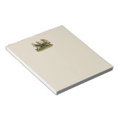 ビンテージの子供たちと犬の荷車 ノートパッド (アングル)