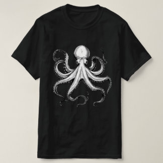 ビンテージの巨大タコ Tシャツ