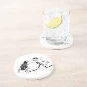 ビンテージの昆虫のダンス; 青いボトルフライ コースター (側面)