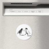 ビンテージの昆虫のダンス; 青いボトルフライ マグネット (インサイチュ (食洗機))