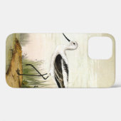ビンテージの海洋生物・水辺の鳥 アボセットの鳥 Case-Mate iPhoneケース (裏面 (横))