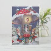 ビンテージの遊クリスマス格言の音楽 シーズンカード (スタンド正面)