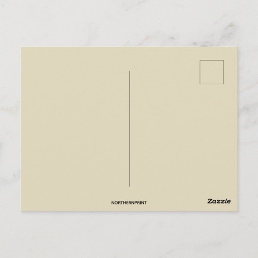 ビンテージの靴下人形テディベア クリスマス ポストカード (裏面)