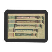 ビンテージアーキテクチャー、5つの建築的オーダー マグネット (横)