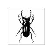 ビンテージイメージスタグビートル付きゴムスタンプ ラバースタンプ (インプリント)