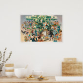 ビンテージイラスト パックのクリスマスツリー 1902年 ポスター (キッチン)