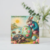 ビンテージイースター 〜LOVING EASTER GREETINGS〜 ウサギ 〜 シーズンカード (スタンド正面)