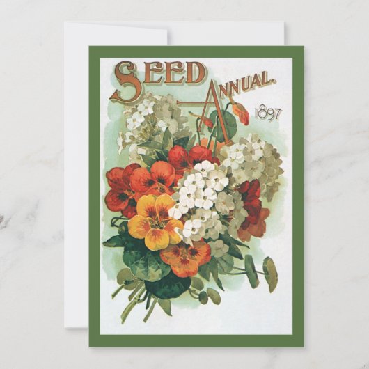 ビンテージイーストマンの種カタログ表紙アート、1897 (正面)