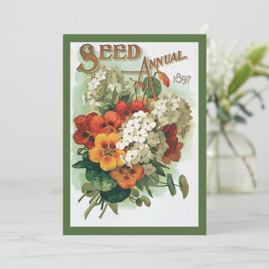 ビンテージイーストマンの種カタログ表紙アート、1897 (スタンド正面)