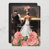 ビンテージウェディングシャルボード – サンキューカード (正面/裏面)