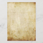 ビンテージウェディング メニュー (裏面)