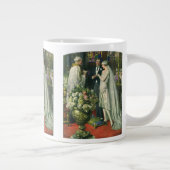 ビンテージウェディング、新郎新婦と(ユダヤ教)メノラー ジャンボコーヒーマグカップ (右)