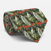 ビンテージウェディング、新郎新婦と(ユダヤ教)メノラー ネクタイ (ロール)