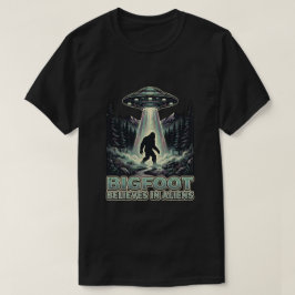 ビンテージエイリアンビッグフットUFOハイキングクラブ Tシャツ