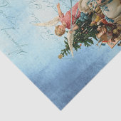 ビンテージエンジェルクリスマスワゴンデコパージュクラフト 薄葉紙 (詳細)