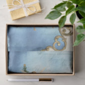 ビンテージエンジェルクリスマスワゴンデコパージュクラフト 薄葉紙 (ギフト)