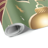 ビンテージオーナメント包装紙 ラッピングペーパー (ロールコーナー)