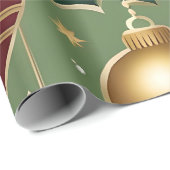 ビンテージオーナメント包装紙 ラッピングペーパー (ロールコーナー)