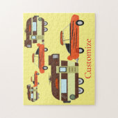 ビンテージカーとキャンパーサンダー_コーブ ジグソーパズル (縦)