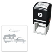 ビンテージカーとキャンパーサンダー_コーブ セルフインキングスタンプ (インサイチュ)