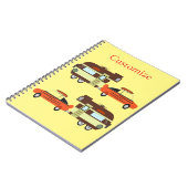 ビンテージカーとキャンパーサンダー_コーブ ノートブック (左側)