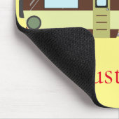 ビンテージカーとキャンパーサンダー_コーブ マウスパッド (コーナー)