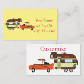 ビンテージカーとキャンパーサンダー_コーブ 名刺 (正面/裏面)