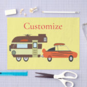 ビンテージカーとキャンパーサンダー_コーブ 薄葉紙 (クラフト)