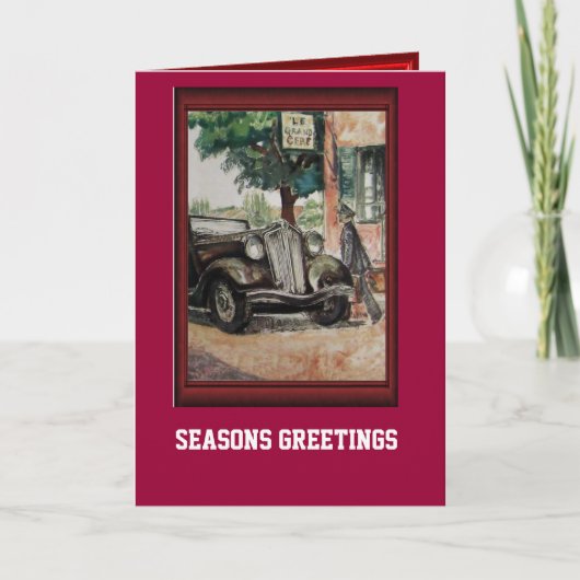 ビンテージカーとドライバー シーズンカード (正面)