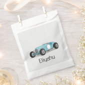 ビンテージカーのアップシェリン フェイバーバッグ (クリップ留めされた状態)