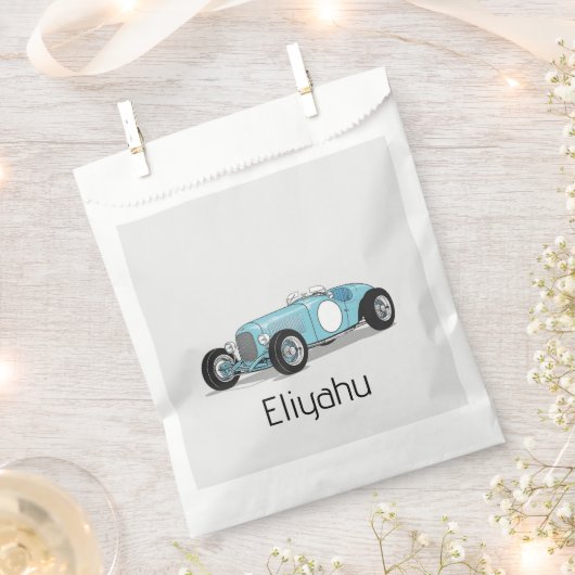 ビンテージカーのアップシェリン フェイバーバッグ (クリップ留めされた状態)