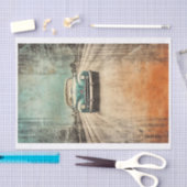 ビンテージカーのデカップティッシュ 薄葉紙 (クラフト)