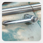 ビンテージカーのドア スクエアシール (正面)