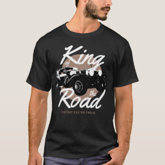 ビンテージカーは本当に道を走る王様だ少年よ友よ Tシャツ