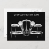 ビンテージカーカスタムはがき ポストカード (正面/裏面)