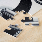 ビンテージカークラシックのピンアップ ジグソーパズル (側面)