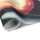 ビンテージカークラシックのピンアップ ラッピングペーパー (ロールコーナー)